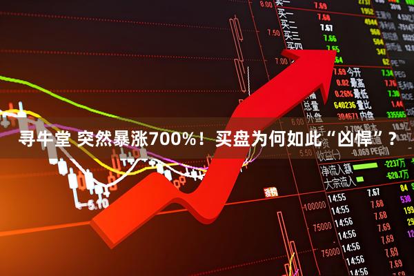 寻牛堂 突然暴涨700%！买盘为何如此“凶悍”？