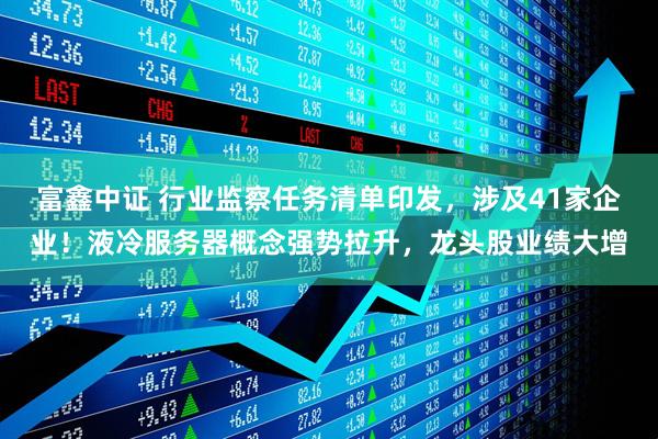 富鑫中证 行业监察任务清单印发，涉及41家企业！液冷服务器概念强势拉升，龙头股业绩大增