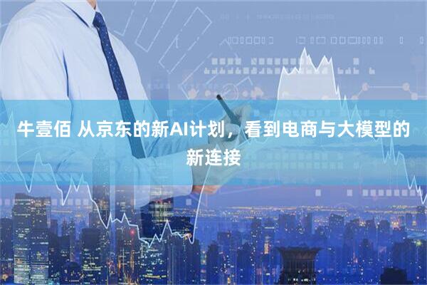 牛壹佰 从京东的新AI计划，看到电商与大模型的新连接